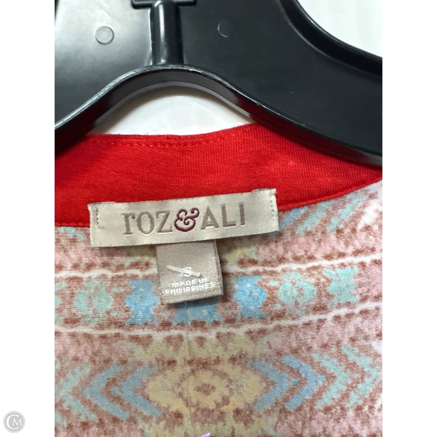 Top Sleeveless By Roz And Ali In Orange, Size: S