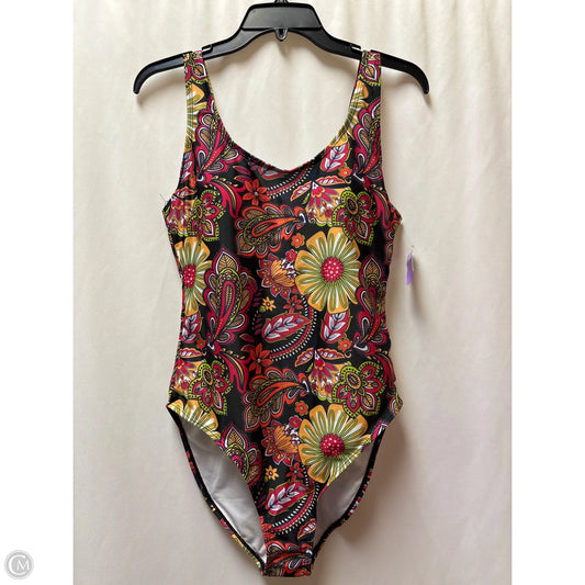 Swimsuit By Nicole By Nicole Miller In Pink, Size: L