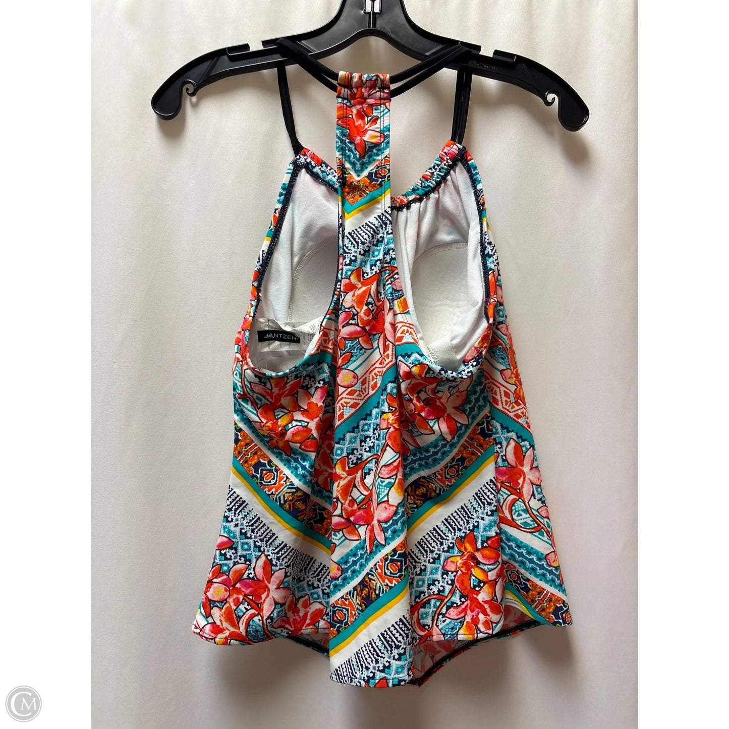 Swimsuit Top By Jantzen In Red, Size: L