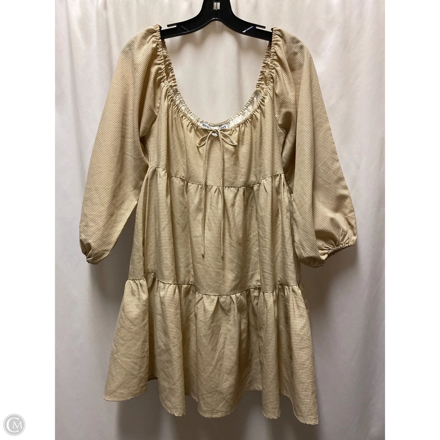 Dress Casual Midi By Hyfve In Tan, Size: S