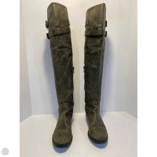 Boots Knee Flats By Libby Edelman In Green, Size: 9