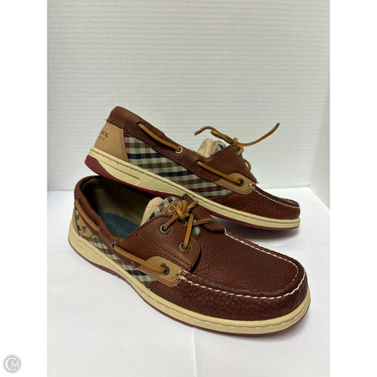 Shoes Flats By Sperry In Brown, Size: 9.5