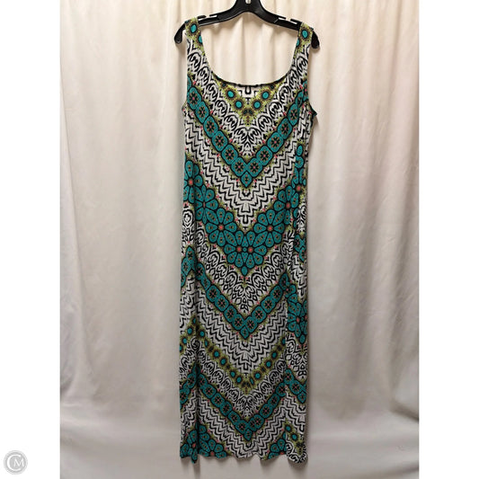 Dress Casual Maxi By Glamour In Green, Size: 1x