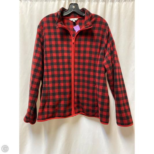 Jacket Other By Croft And Barrow In Red, Size: Xxl