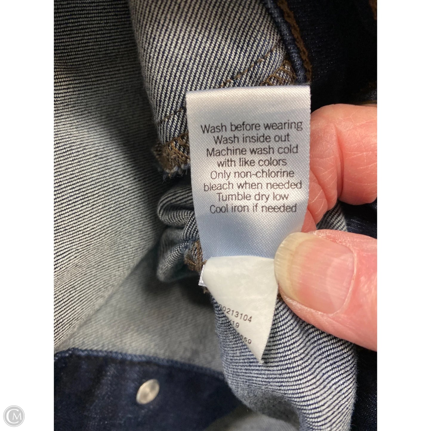 Jacket Denim By Sonoma In Blue Denim, Size: Xl