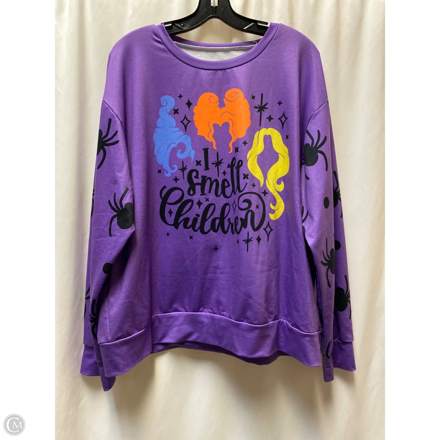 Top Long Sleeve By Clothes Mentor In Purple, Size: Xl