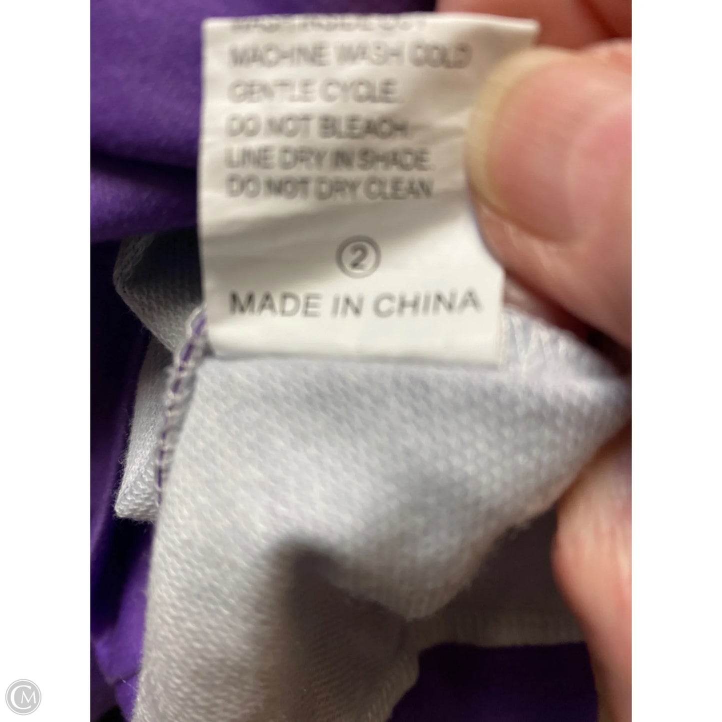Top Long Sleeve By Clothes Mentor In Purple, Size: Xl