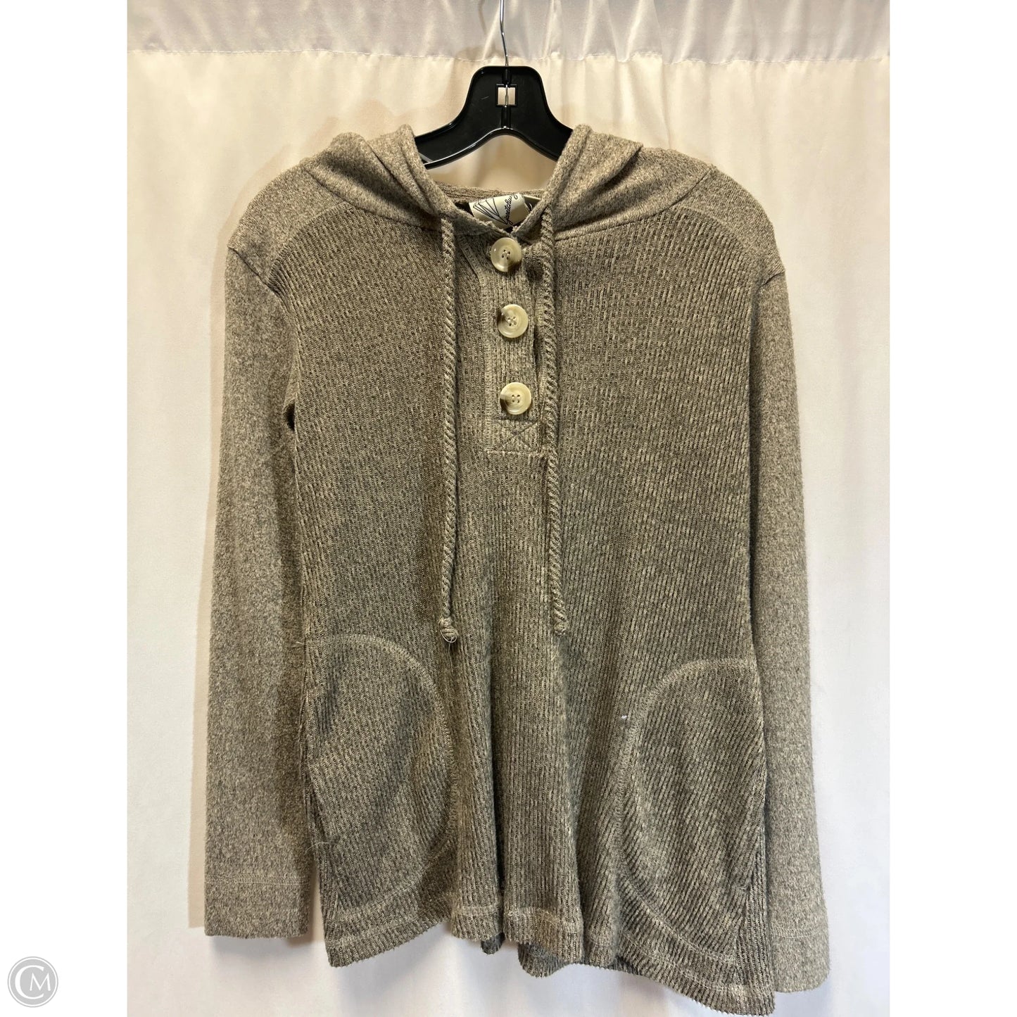 Top Long Sleeve By Clothes Mentor In Grey, Size: S