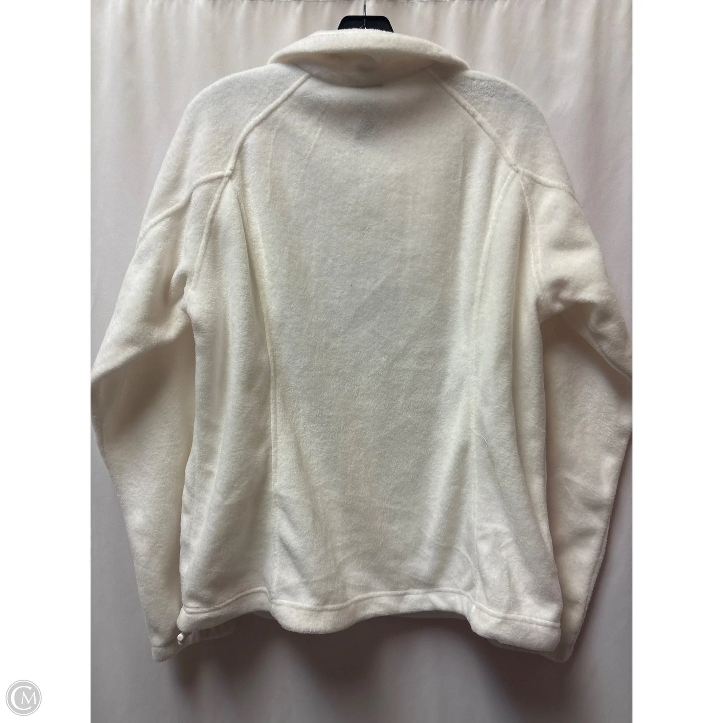 Jacket Fleece By Columbia In White, Size: Xl