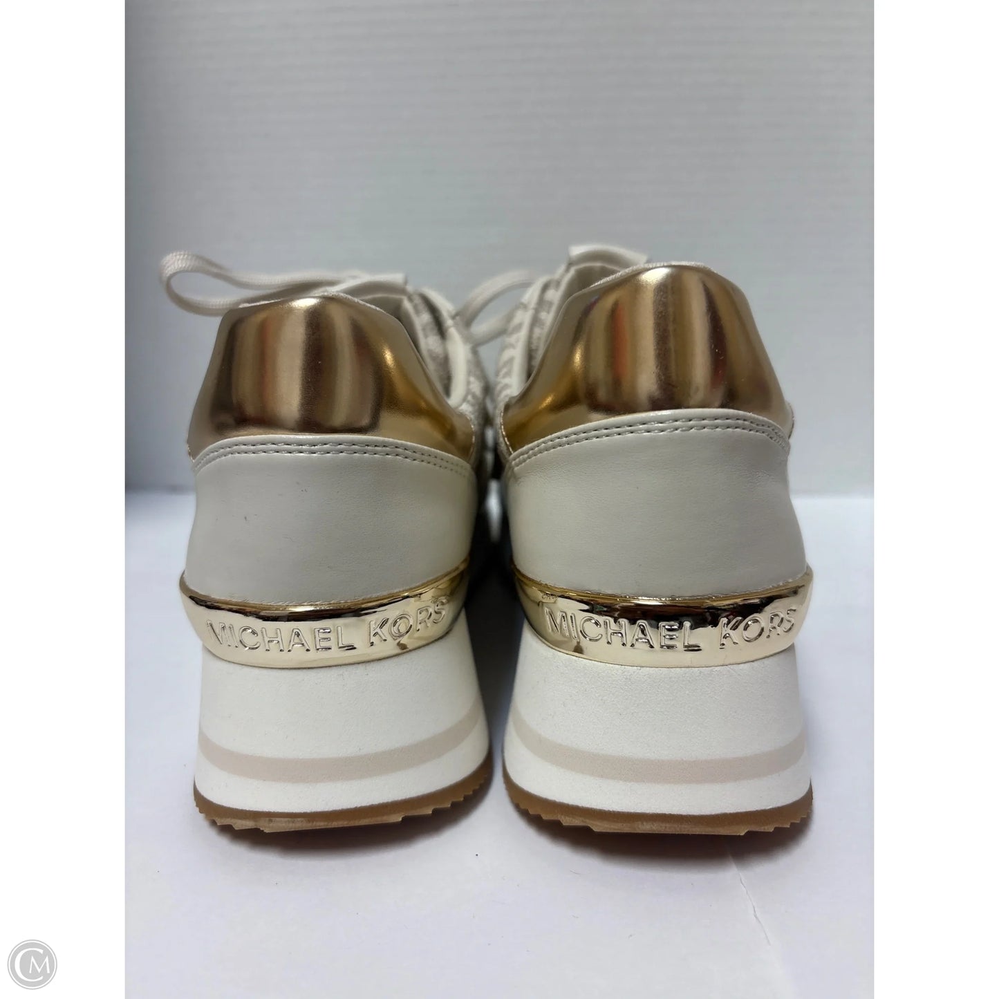 Shoes Designer By Michael Kors In Beige, Size: 9.5