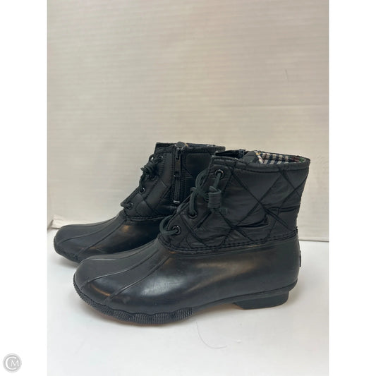 Boots Rain By Sperry In Black, Size: 8