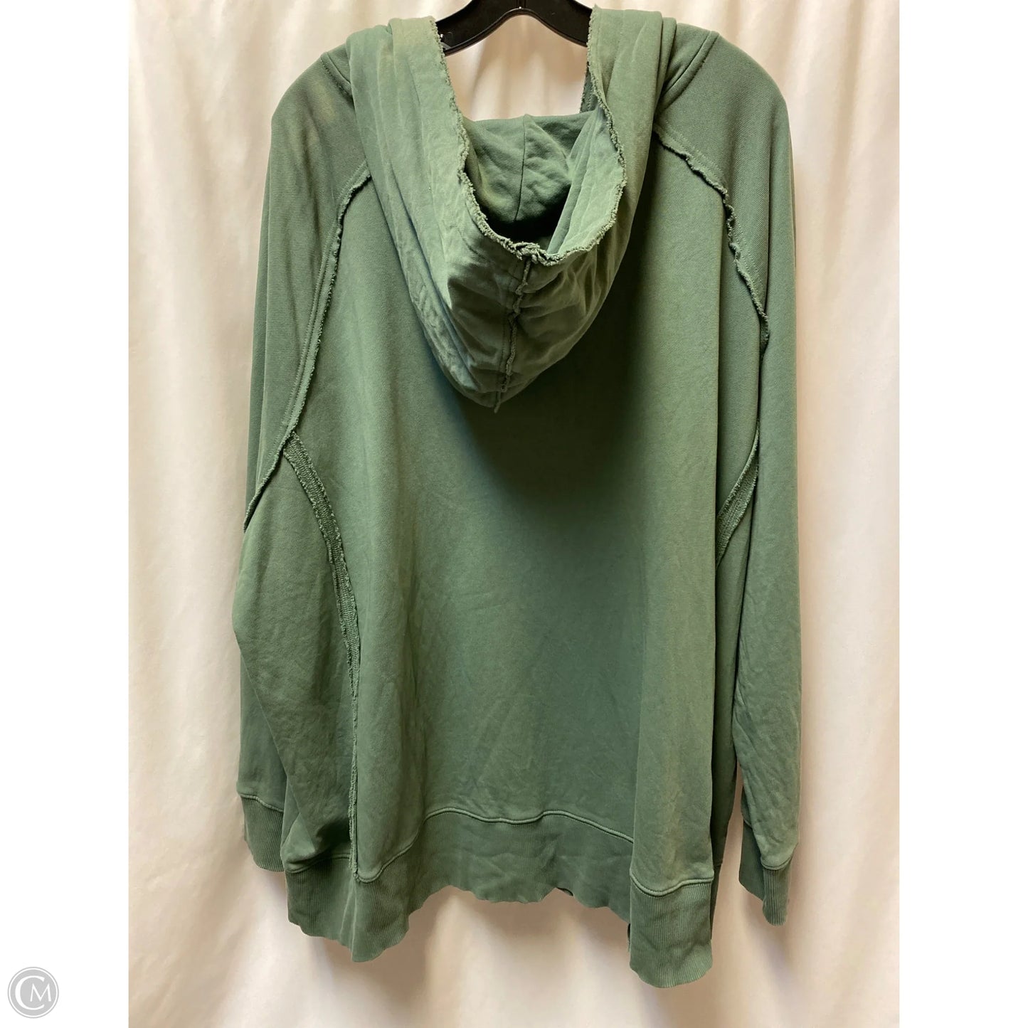 Top Long Sleeve By Torrid In Green, Size: 1x