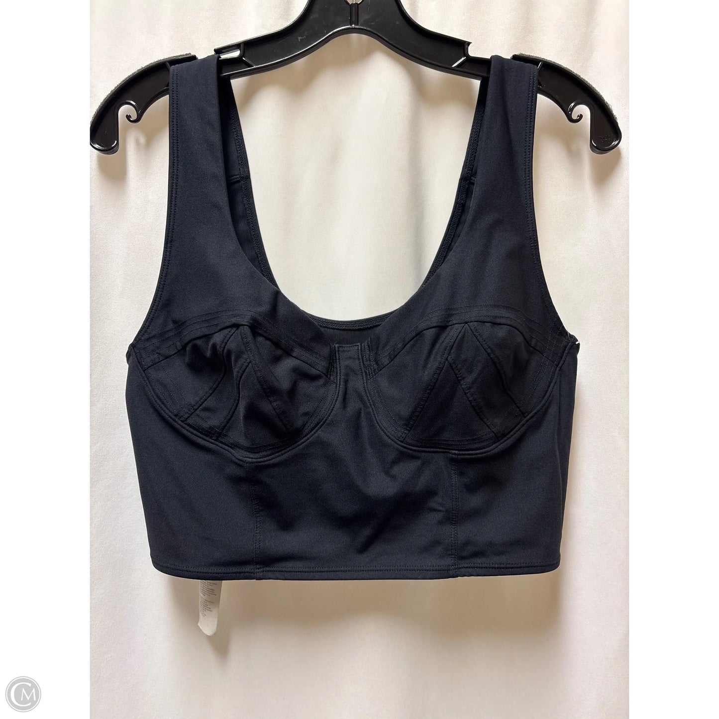 Athletic Bra By Fabletics In Black, Size: L