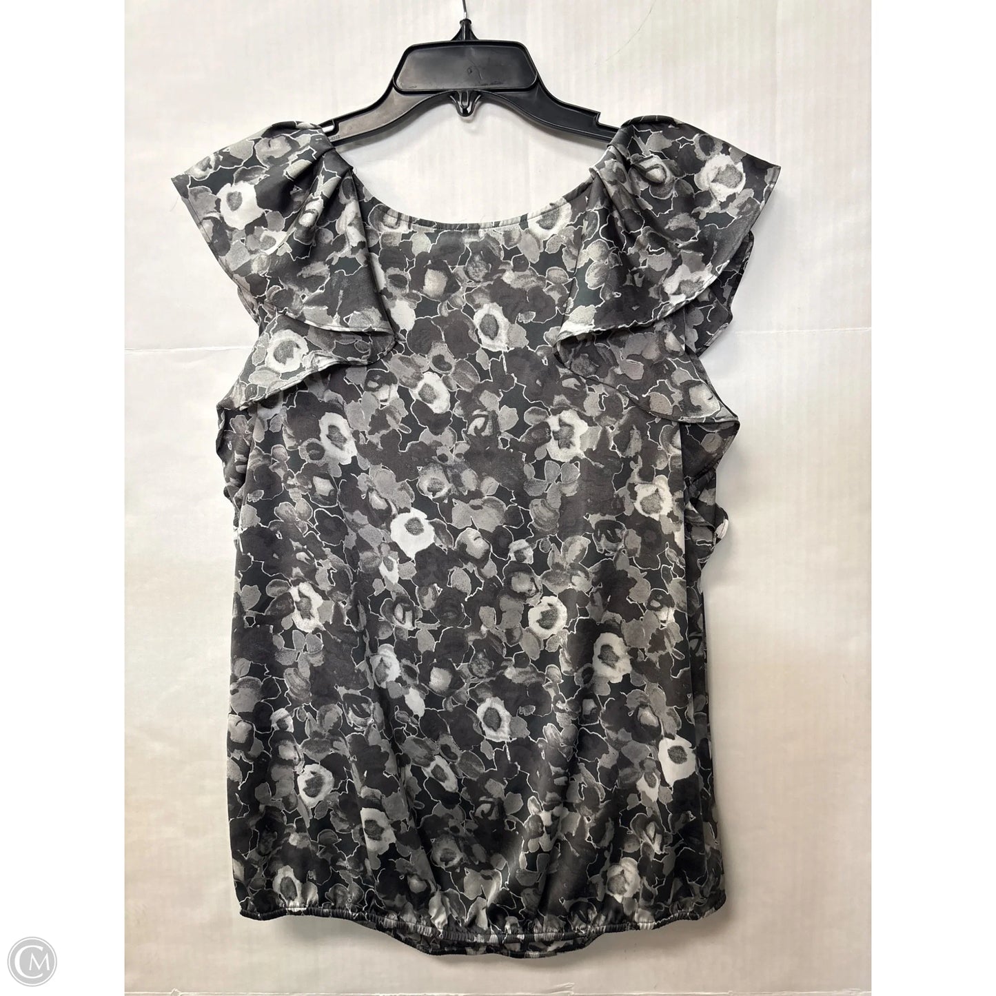 Top Sleeveless By Loft In Grey, Size: M