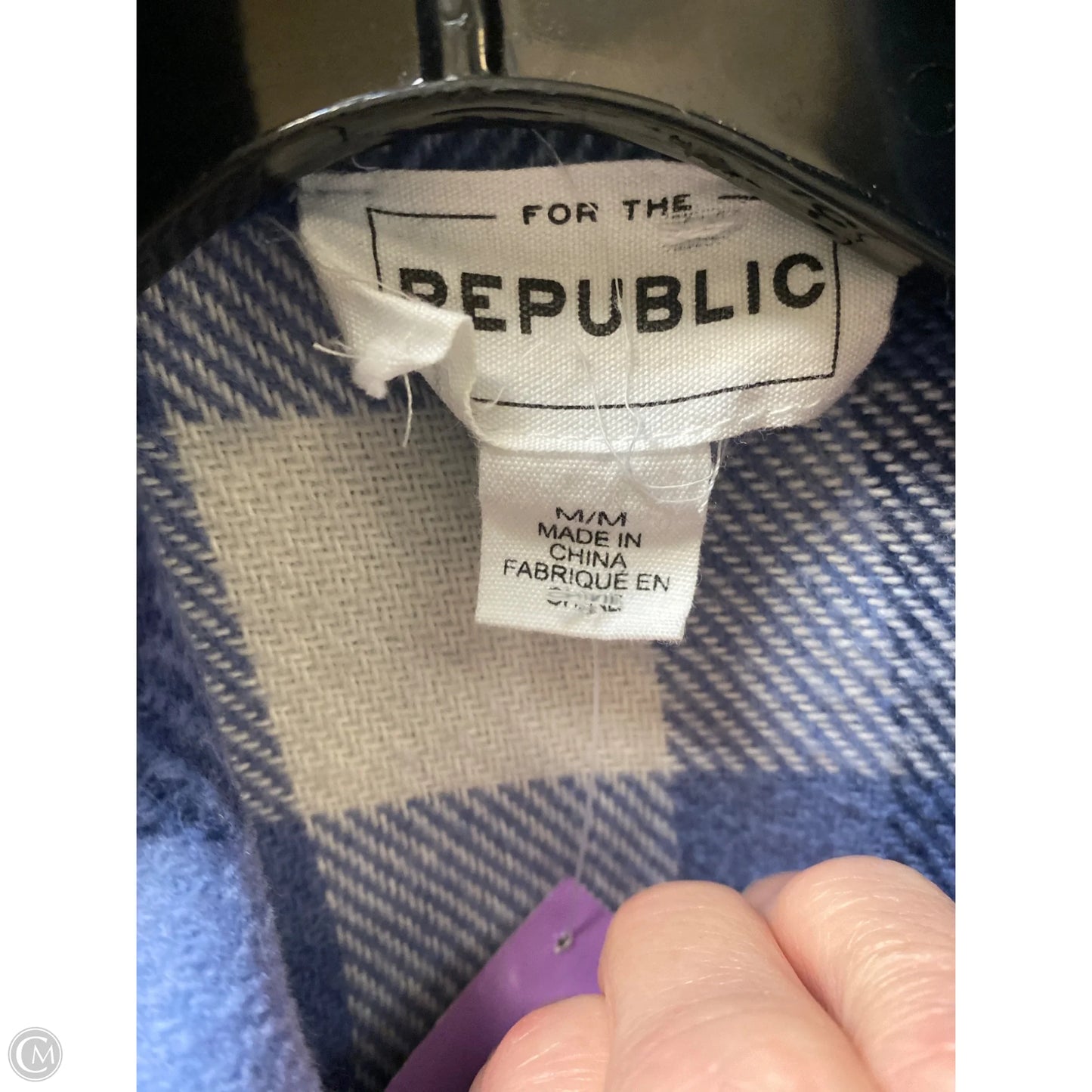 Jacket Other By Clothes Mentor In Blue, Size: M