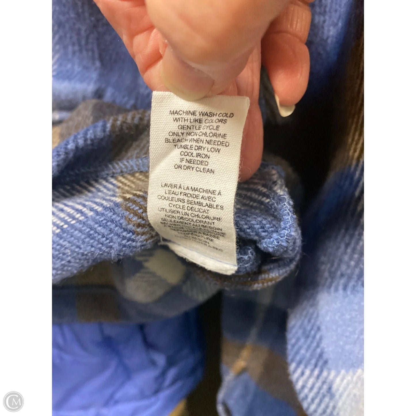 Jacket Other By Clothes Mentor In Blue, Size: M