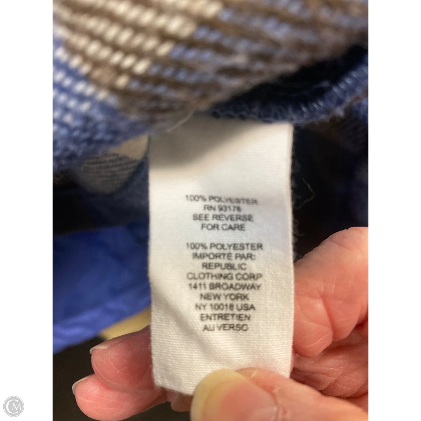 Jacket Other By Clothes Mentor In Blue, Size: M