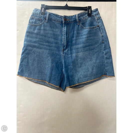 Shorts By Clothes Mentor In Blue Denim, Size: 14