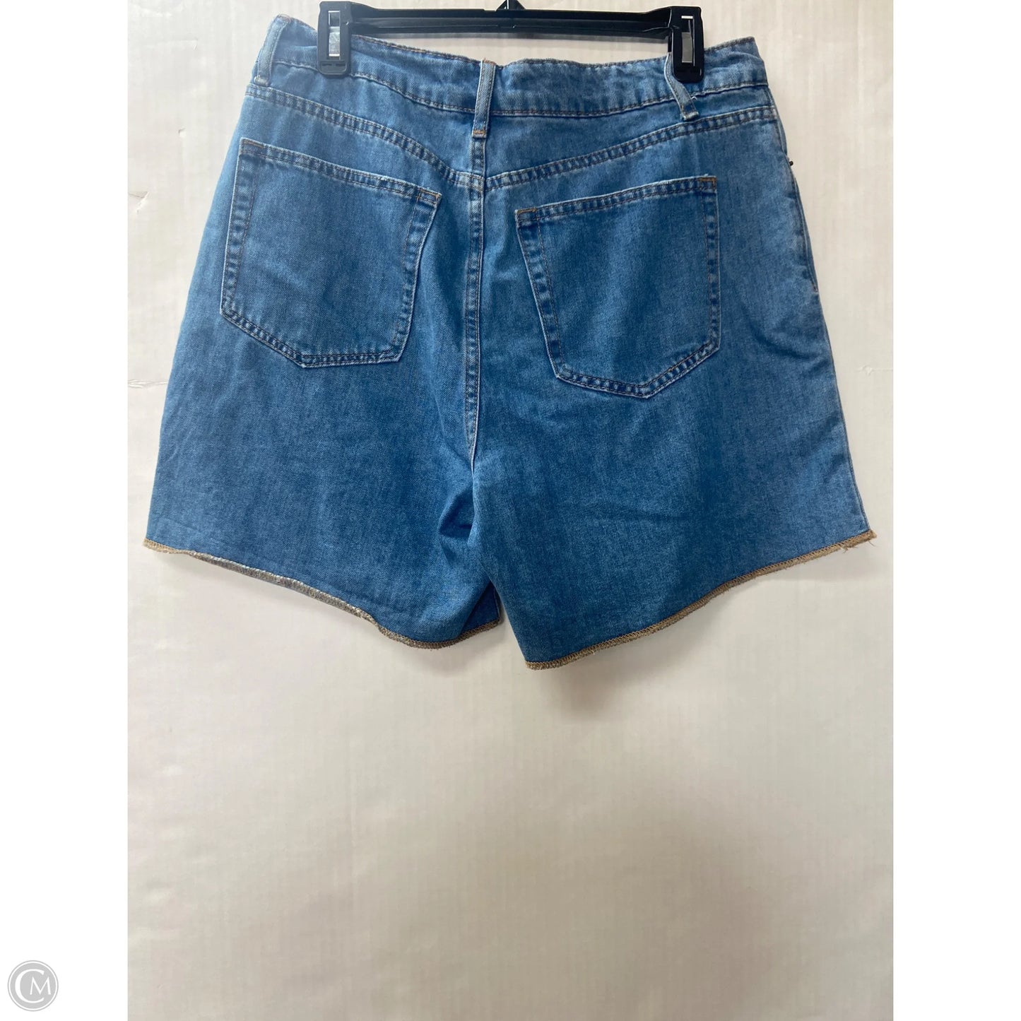 Shorts By Clothes Mentor In Blue Denim, Size: 14