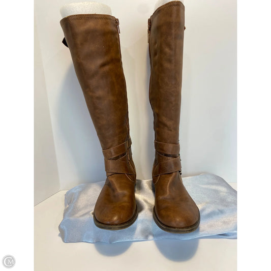 Boots Knee Flats By Falls Creek In Brown, Size: 7