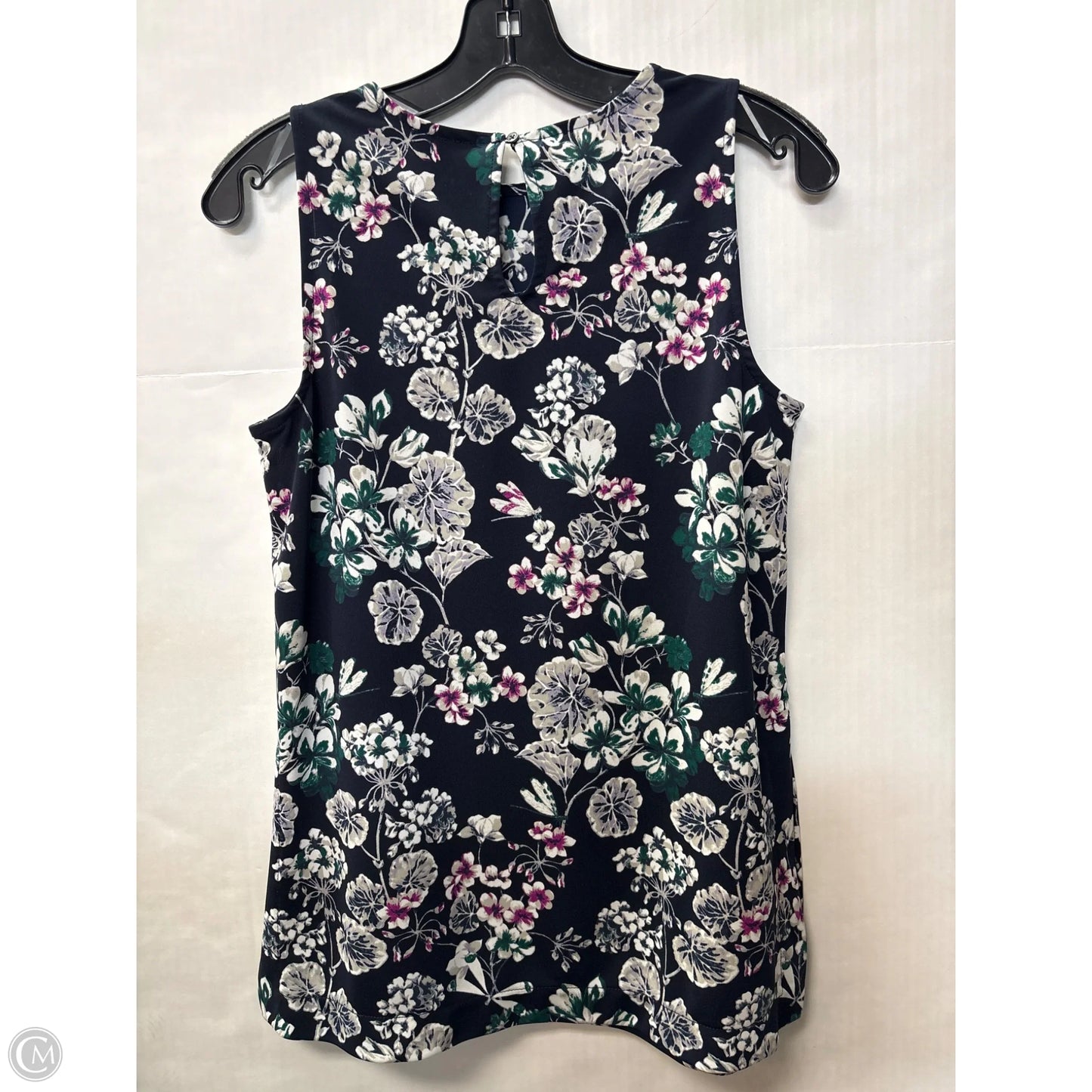 Top Sleeveless By Ann Taylor In Navy, Size: Sp