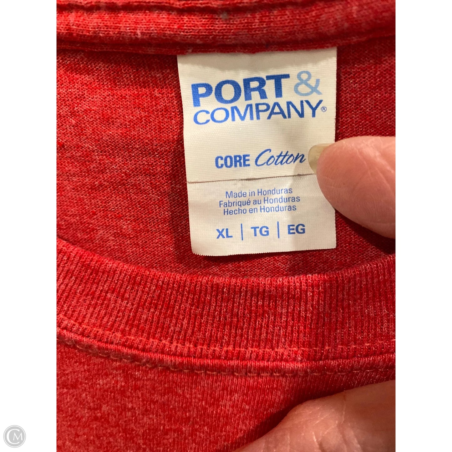 Top Short Sleeve By Clothes Mentor In Red, Size: Xl