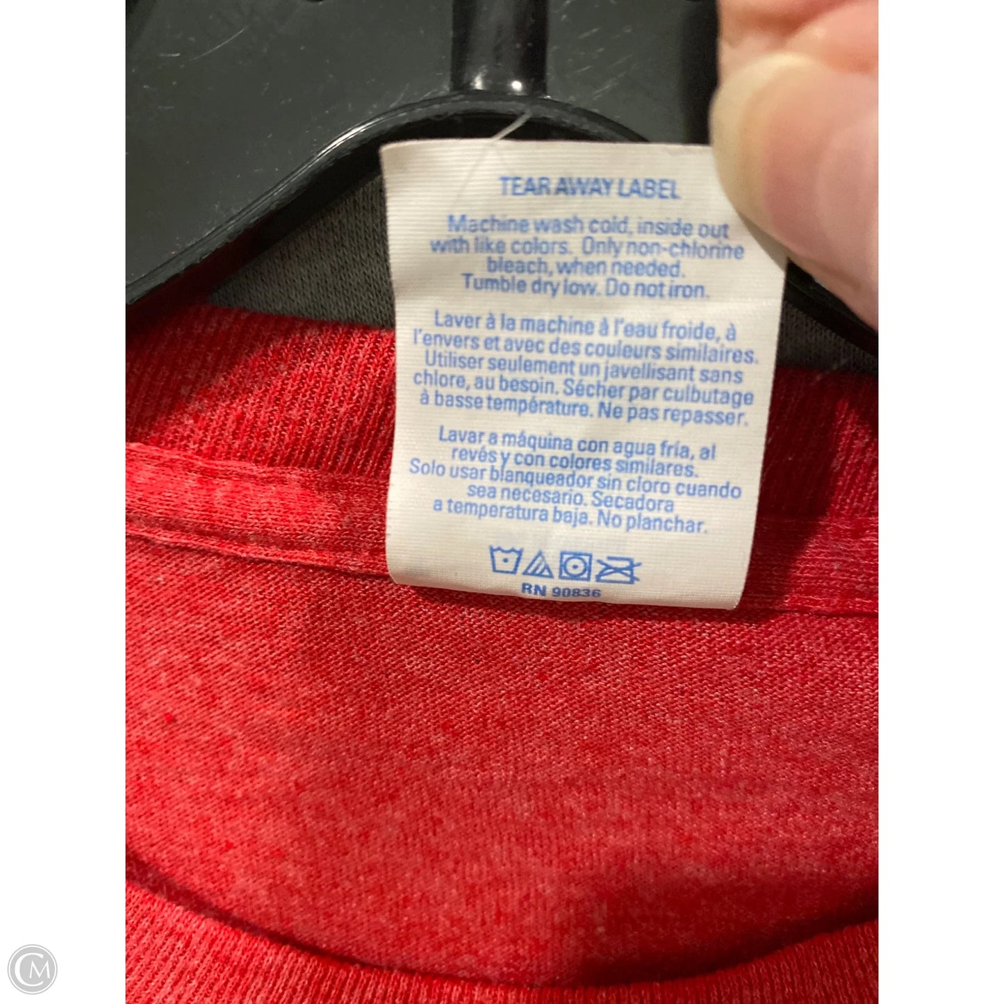 Top Short Sleeve By Clothes Mentor In Red, Size: Xl