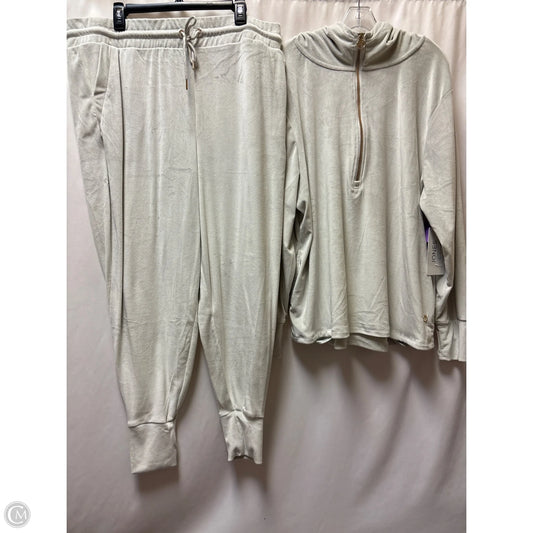 Athletic Pants 2pc By Jones New York In Grey, Size: 2x