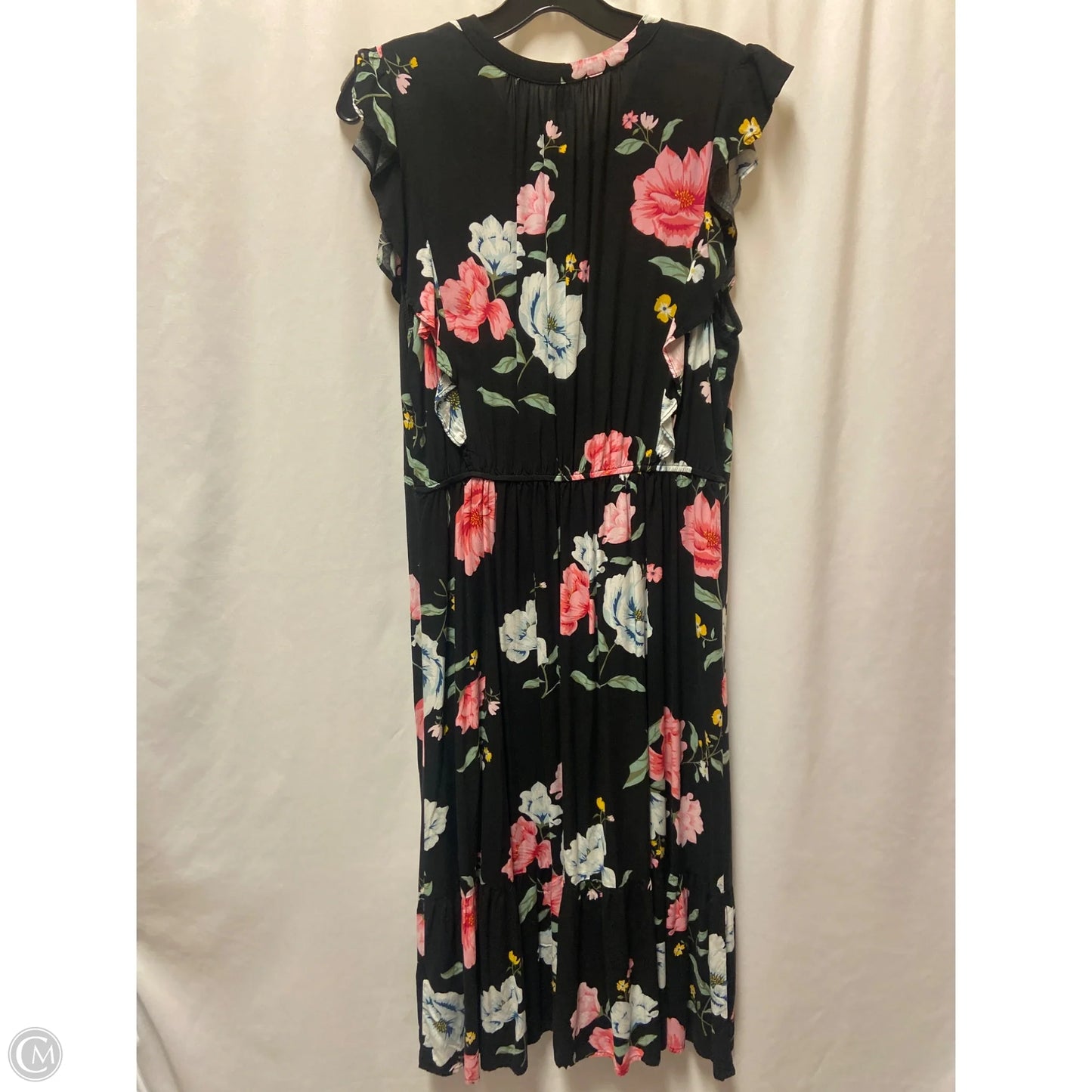 Dress Casual Maxi By Old Navy In Black, Size: L