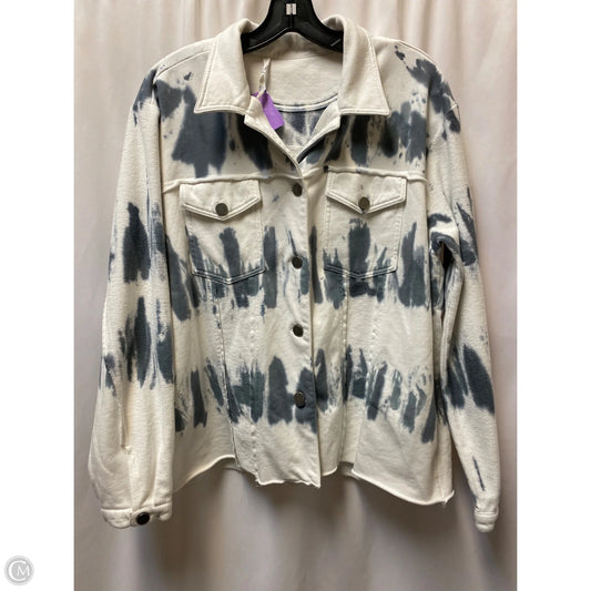 Top Long Sleeve By Clothes Mentor In White, Size: L