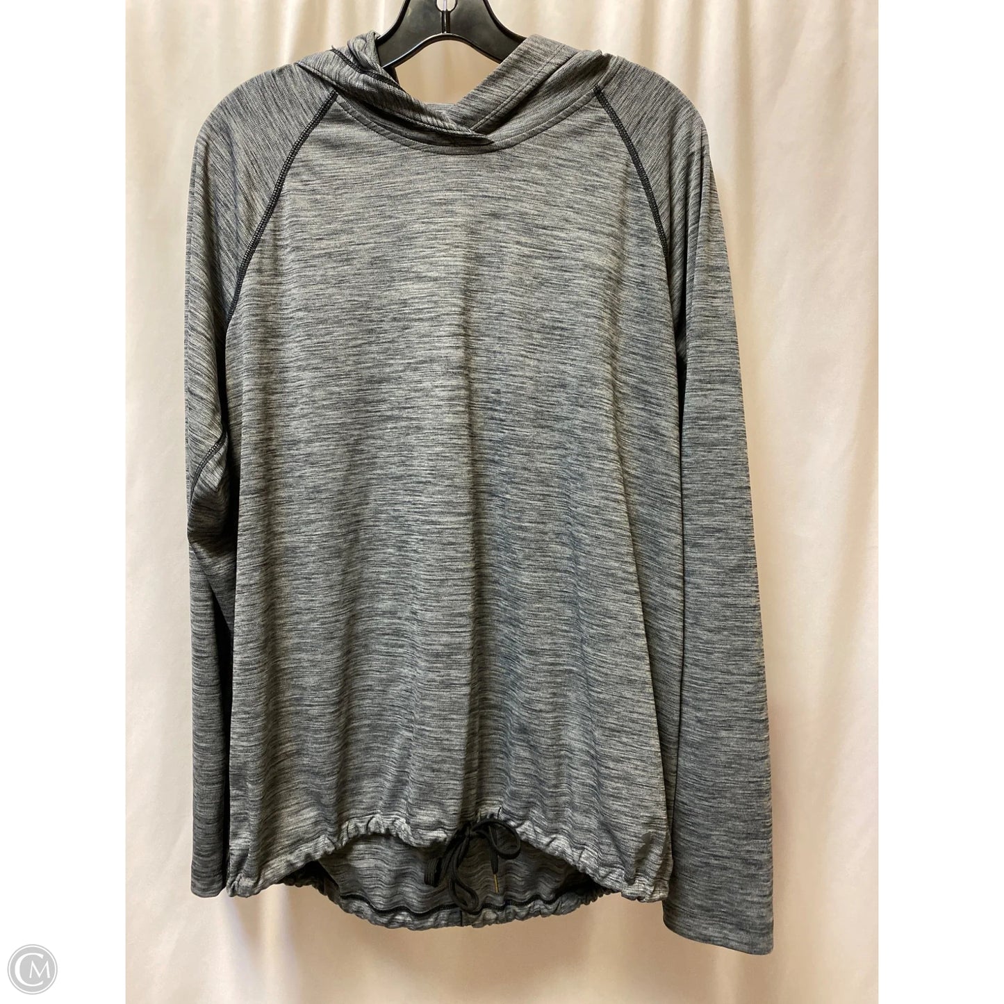 Sweatshirt Hoodie By Under Armour In Grey, Size: Xl