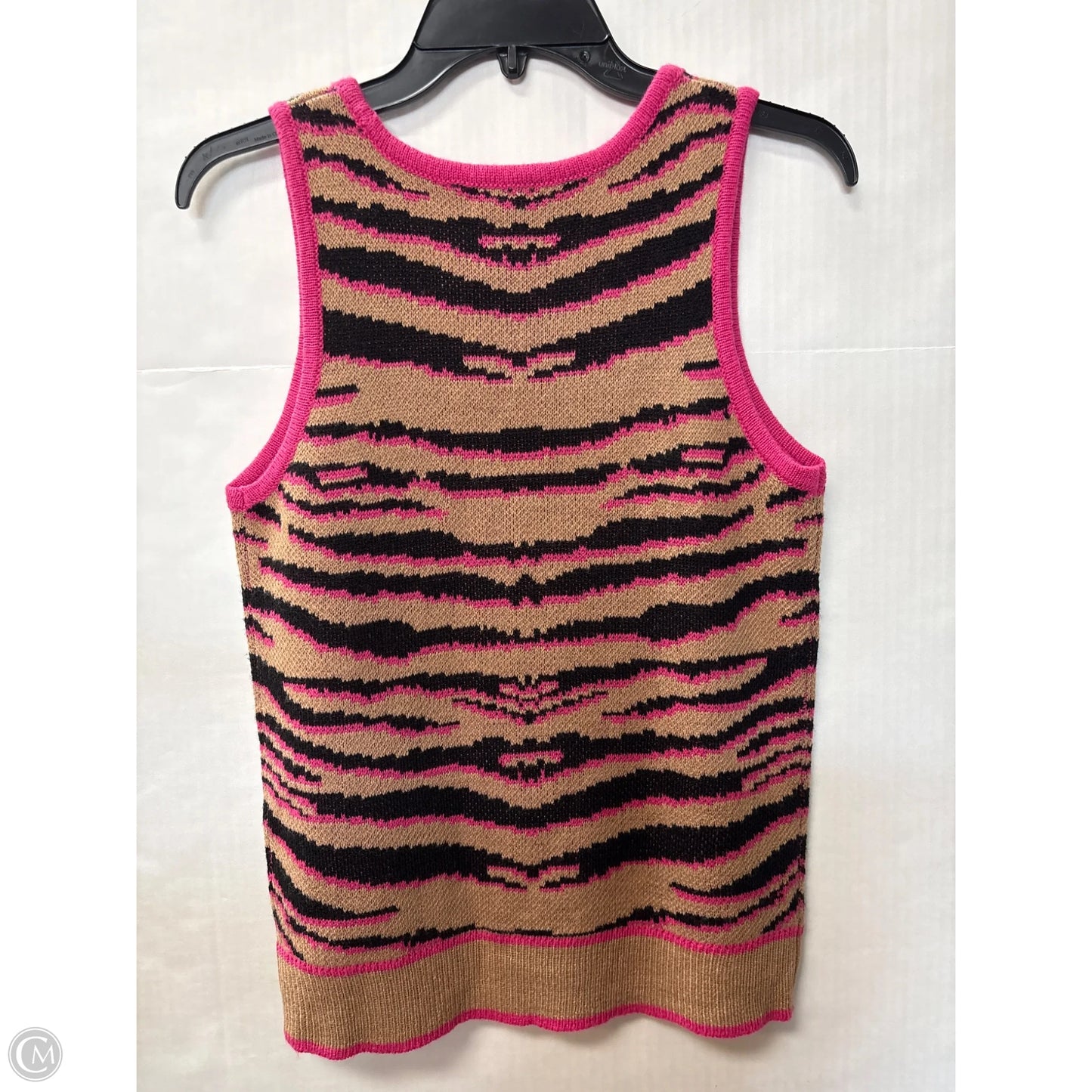 Top Sleeveless By Cato In Animal Print, Size: S