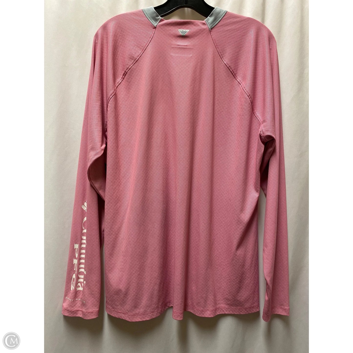 Top Athletic Long Sleeve By Columbia In Pink, Size: Xl