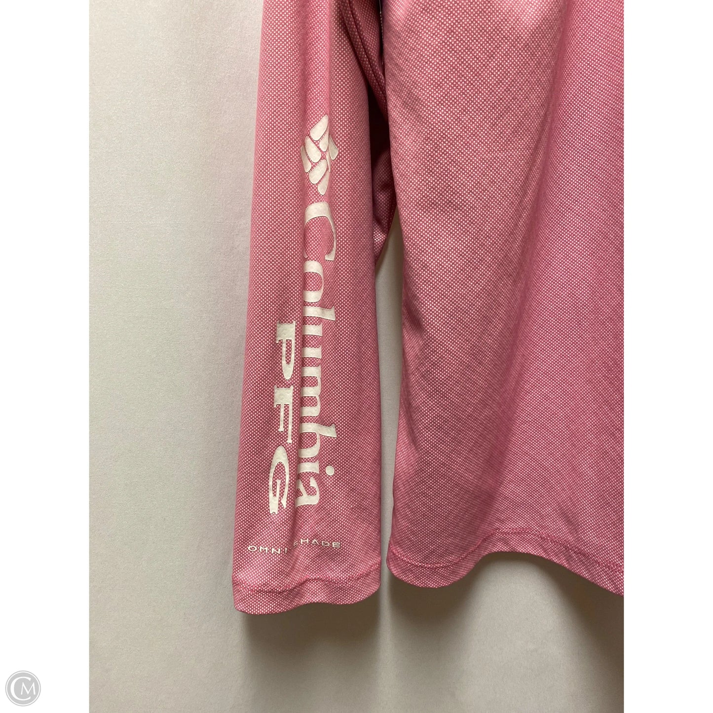 Top Athletic Long Sleeve By Columbia In Pink, Size: Xl