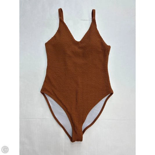 Swimsuit By Clothes Mentor In Brown, Size: M