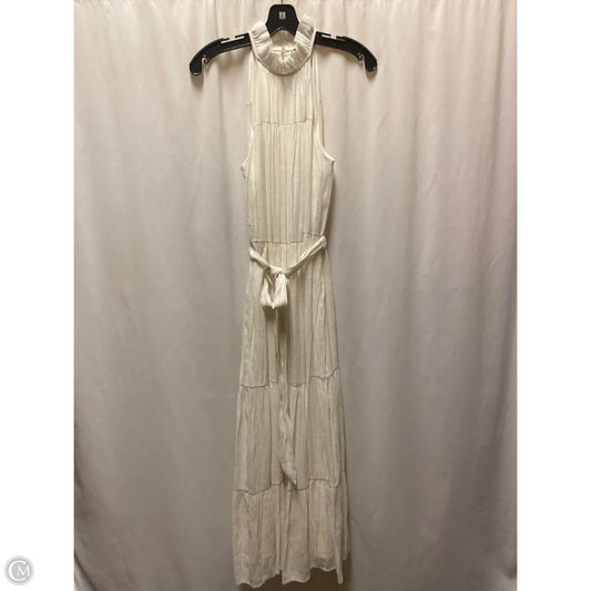 Dress Casual Maxi By Banana Republic In White, Size: S