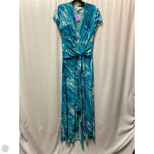 Dress Casual Maxi By Michael By Michael Kors In Aqua, Size: M