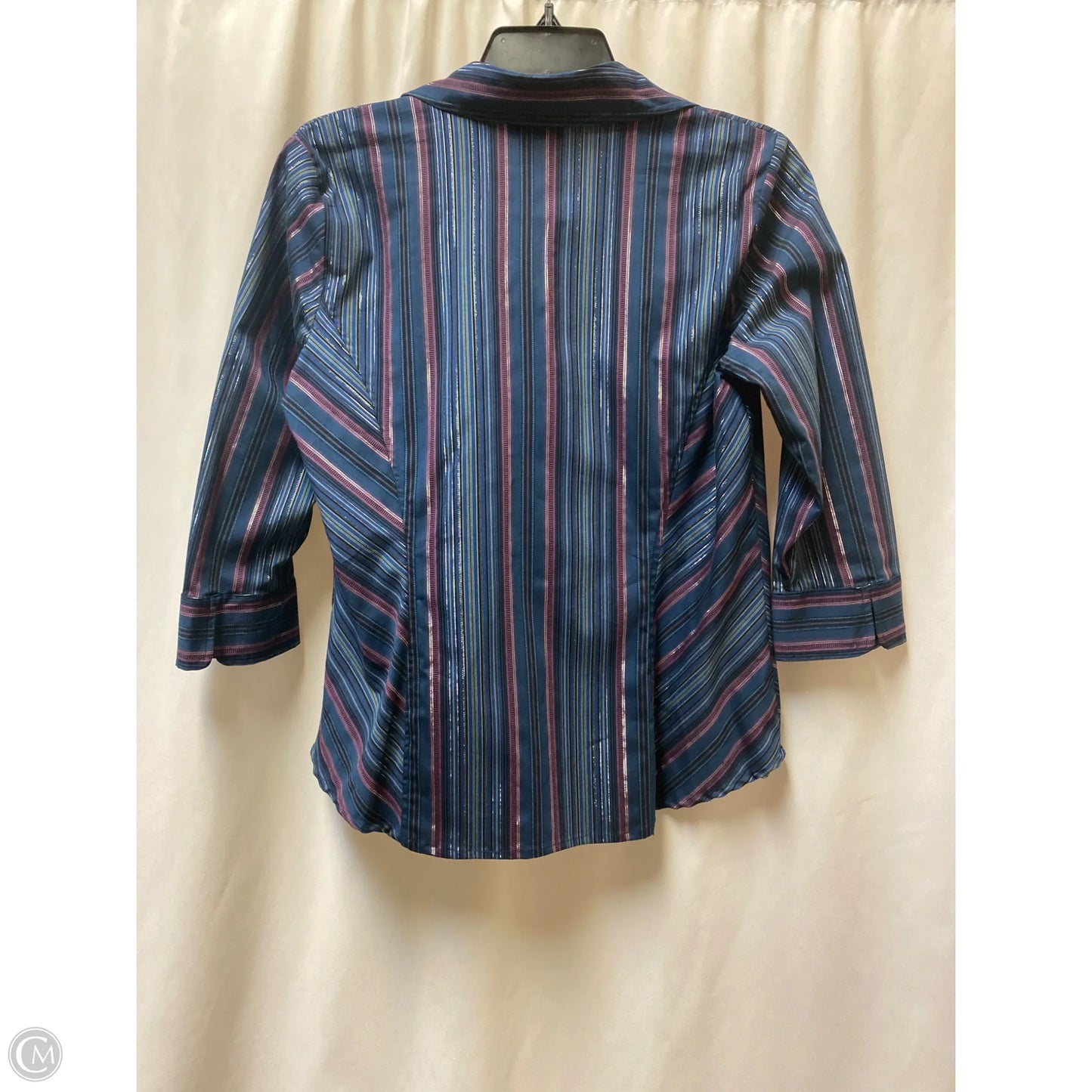 Top Long Sleeve By Clothes Mentor In Blue, Size: M