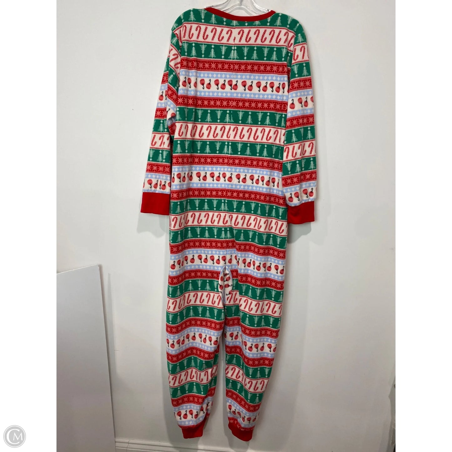 Nightgown By Clothes Mentor In Red & White, Size: Xl