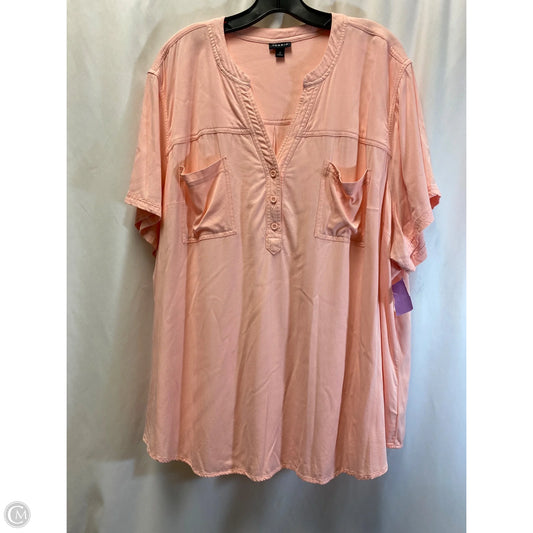 Top Short Sleeve By Torrid In Pink, Size: 4x