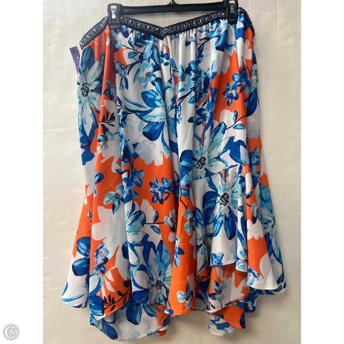 Top Long Sleeve By Cato In Blue, Size: 4x