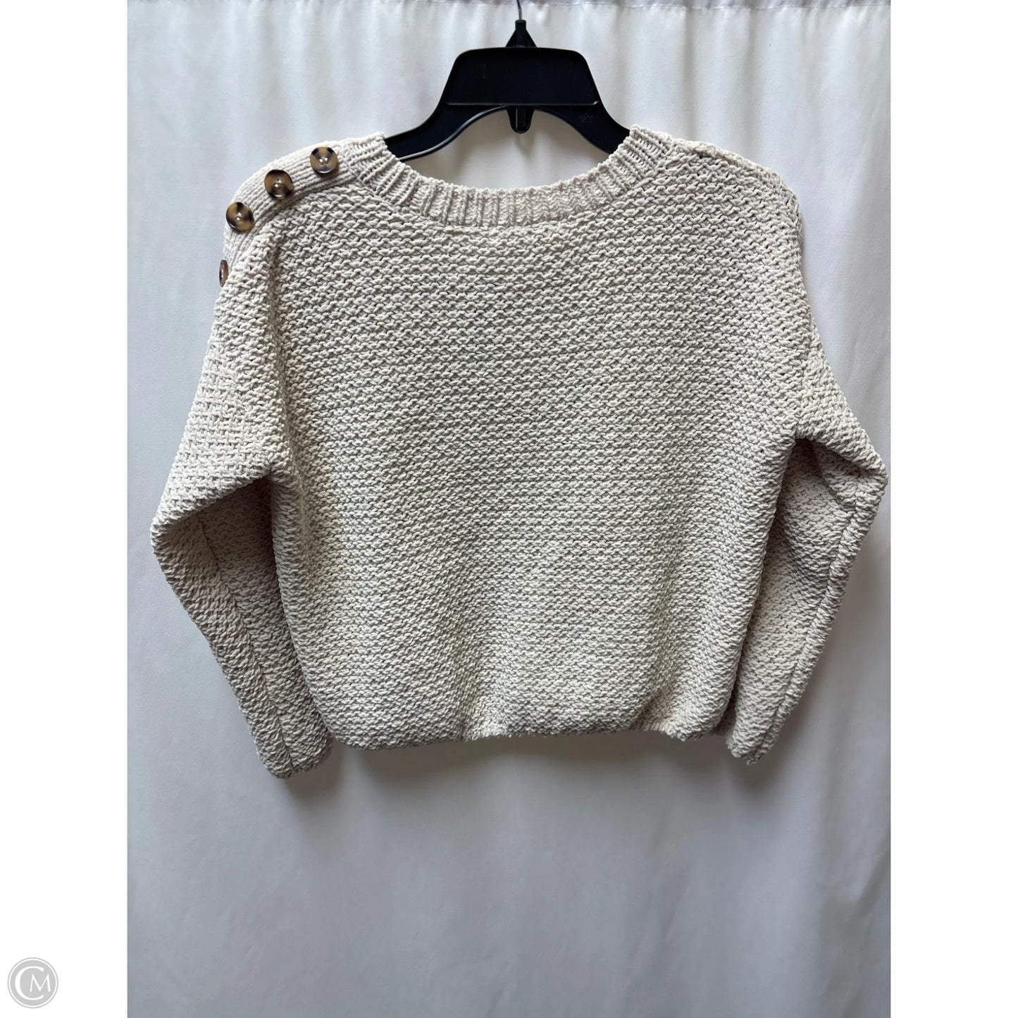 Sweater By Clothes Mentor In Beige, Size: S