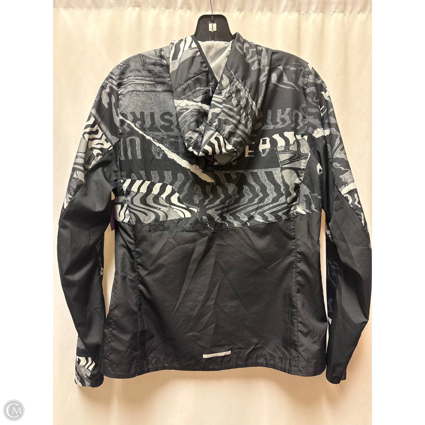 Athletic Jacket By Adidas In Black, Size: S