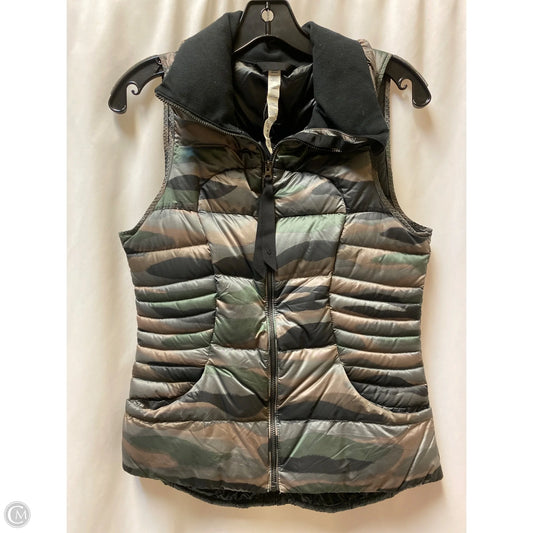 Vest Puffer & Quilted By Lululemon In Camouflage Print, Size: 6
