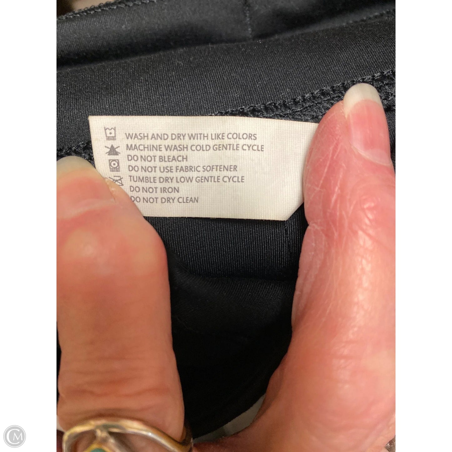 Athletic Leggings By Yogalicious In Black, Size: S