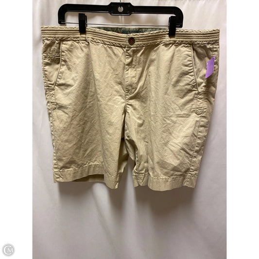 Shorts By Natural Reflections In Tan, Size: 18