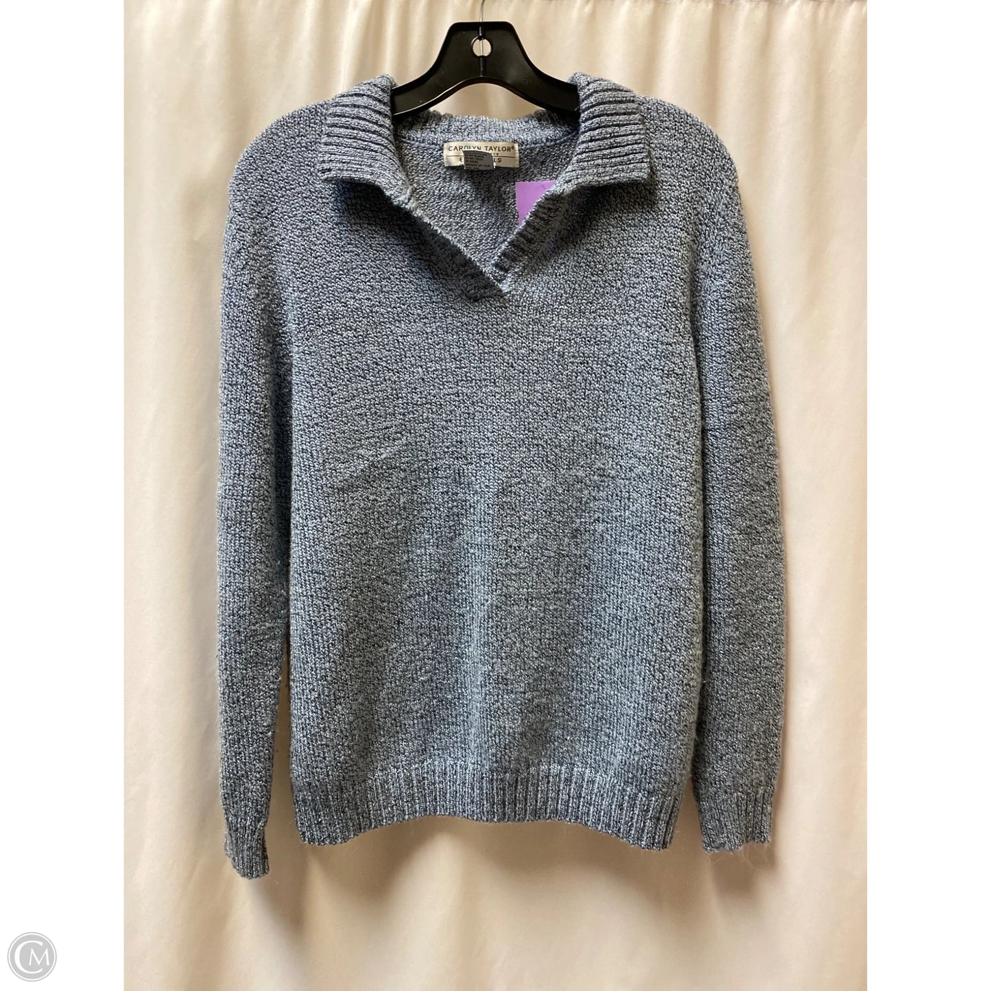 Sweater By Carolyn Taylor In Blue, Size: L