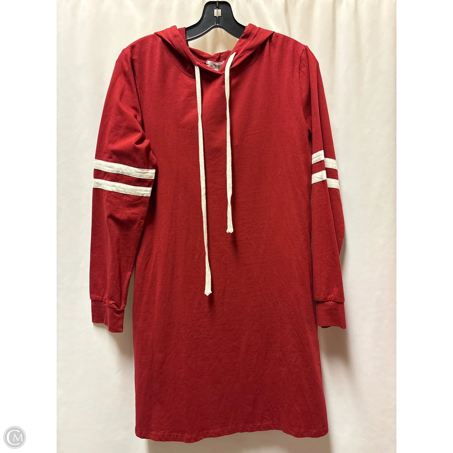 Dress Casual Midi By Clothes Mentor In Maroon, Size: L