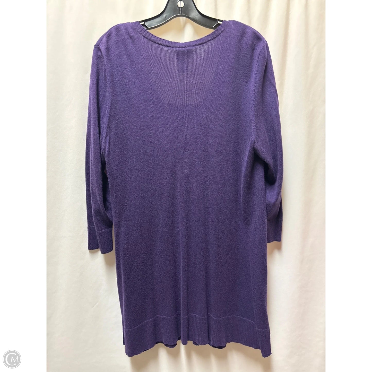 Dress Casual Midi By Chicos In Purple, Size: Xl