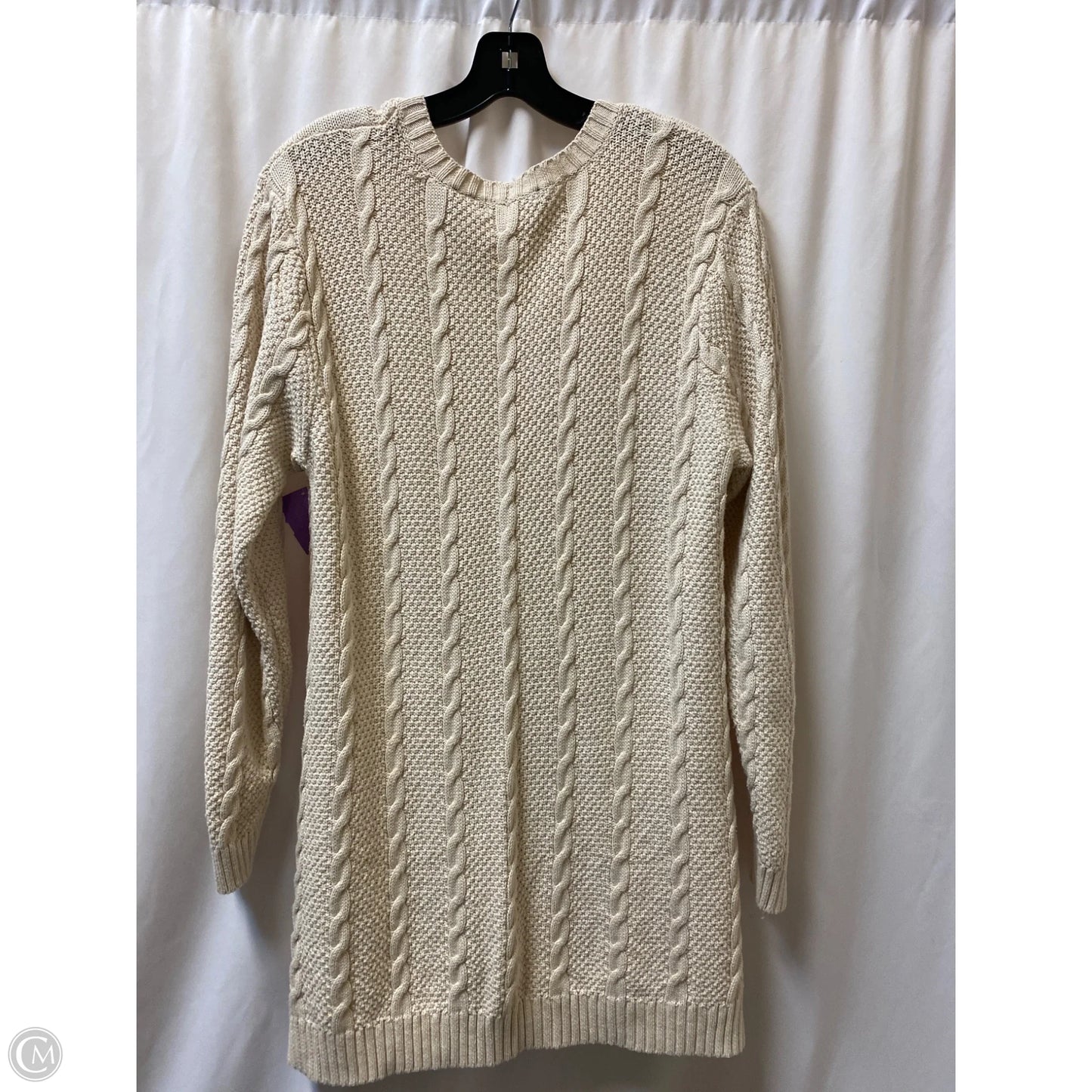 Sweater By Jeanne Pierre In Tan, Size: Xl